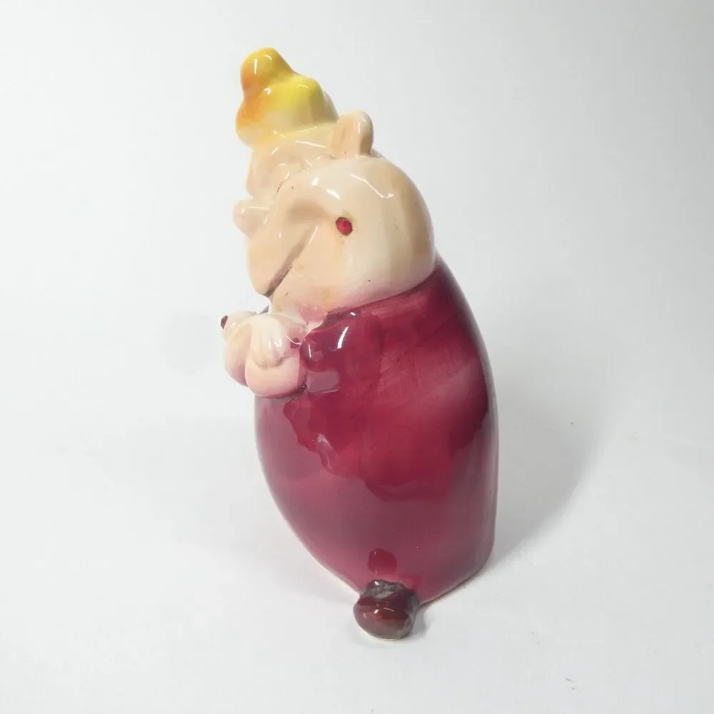 Kreiss Psycho Ceramics Figure Smug Sneering Man w/Jewels Figurine Vintage Japan